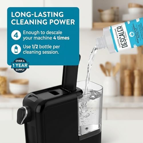 IMPRESA Coffee Machine Descaler (2 Uses Per Bottle) - Made in the USA - Universal Descaling Solution, Compatible with Nespresso, Delonghi and All Single Use Coffee and Espresso Machines - Image 4