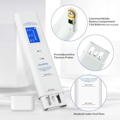 Kactoily 6 in 1 Digital Water Tester for Drinking Water - Image 2