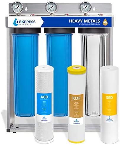 Express Water Whole House Water Filter System + iSpring Reusable Spin Down Sediment Water Filter - Image 2