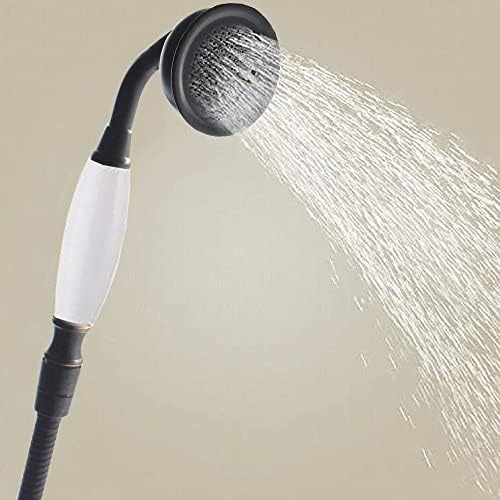 HOMEDEC Vintage Handheld Shower Head with 59" Flexible Hose, ORB - Image 6