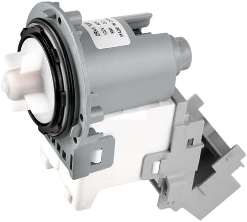 Upgraded DC31-00054D DC31-00187A PX3516-01 Washer Drain Pump Compatible with Samsung Washer, Replacement Part 2754406 AP5583541 PS4204640 EAP4204640 PD00002185, fit WA4, WA5, WF2, WF3, WF4, WF5 series by Salugre