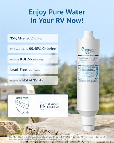 Filterlogic RV Inline Water Filter, Garden Hose & Camper Water Filter - Image 4