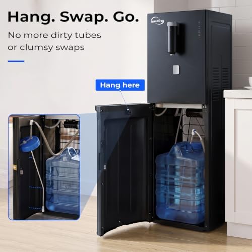 iSpring DSBL4N Dual-Source Water Dispenser – 4-Stage Filtration, Gunmetal - Image 5