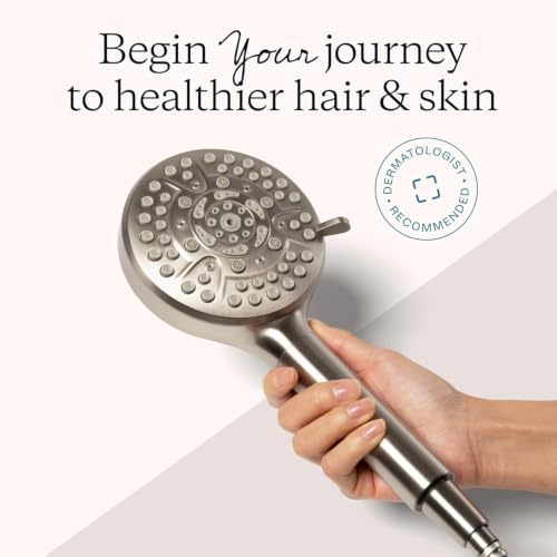 MDhair High Pressure Handheld 5-Stage Filtered Shower Head, Hard Water - Image 7