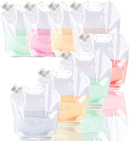 SUPANT Collapsible Emergency Water Jug Container Bag, Freezable, BPA Free Plastic Water Carrier Tank, Outdoor Folding Water Bag for Sport Camping Riding Mountaineer Backoacking, Food Grade by SUPANT