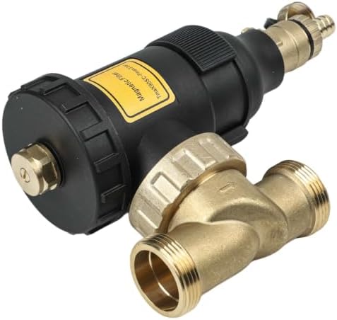 Heating System Magnetic Dirt Filter, DN20 To DN32 Threaded Connection, Sludge Separator For Boiler And Heater, 1-Stage For Rust And Impurity Removal, Black Finish(DN32/1-1/4 male) - Image 6