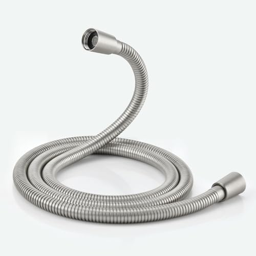 69 Inches Brushed Nickel Shower Hose Extra Long 304 Stainless Steel by JASYA