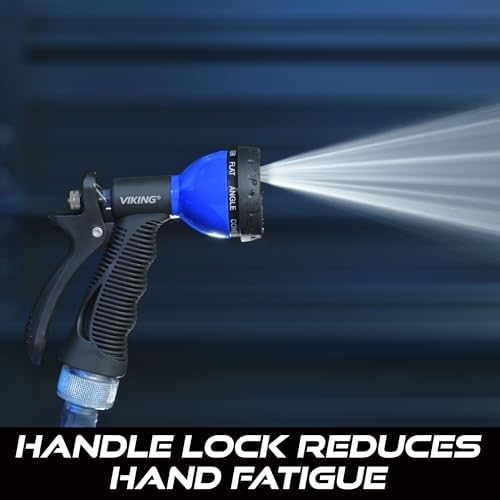 VIKING Garden Hose Nozzle with 8 Spray Patterns for Washing Cars - Image 2