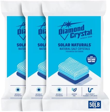 Diamond Crystal 3 Pack Solar Naturals Water Softener Pure Salt, 50 lbs by DiamondCrystalSaltCo%C2%AE%C2%A0