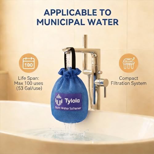 Bath Filter for Tub, Bathtub Water Filter for Hard Water, Reusable Bath Water Softener for Tub Faucet, Helps Reduce Heavy Metals & Hard Water Minerals, Softer Skin & Hair, Tylola Bath Tech 2000 - Image 5