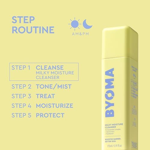 BYOMA Milky Moisture Cleanser, Ultra Soothing Facial Cleanser (175ml) - Image 2