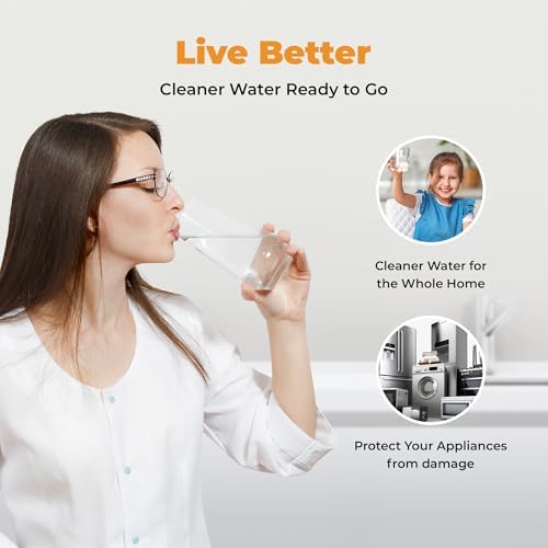 Rotek Water Systems Whole House Water Filtration System | 1-Stage Water Filter System | KDF | Clean Water | Heavy Metal Filter | 20 Inch - Image 4