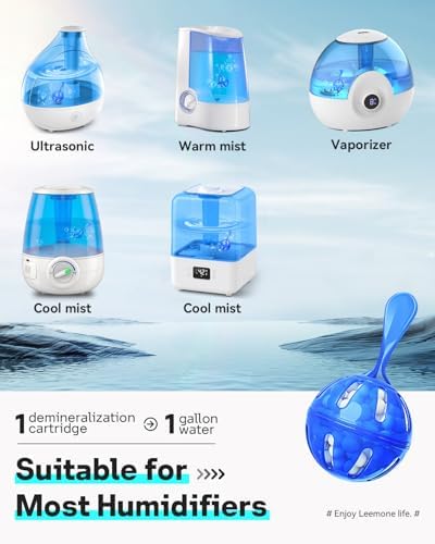 Leemone Humidifier Cleaner, Demineralization Cleaning Ball, 12 Pack - Image 3