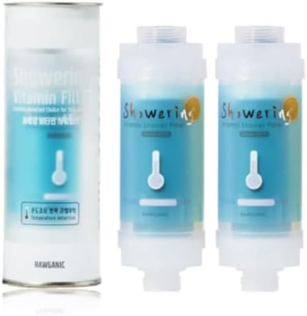 2 pack,Generic Vitamin C Shower Head Filter, Remove Chlorine & Impurities, Easy Installation, Filtered Shower Water for Healthier,Rosemary scented by Unknown