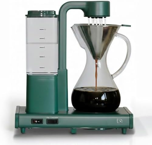 WILLOW 8 Cup (42 oz) Pour Over Coffee Maker - Automatic Drip Coffee Maker & Coffee Machine, Glass Carafe, Reusable Metal Filter, Hot & Iced Brew, Auto Shut-Off, Eco Brewer with 99% Recycled Materials by WILLOWKITCHEN