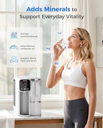 Waterdrop M6SL Mineral Reverse Osmosis Water Filter Countertop, Room-Temp - Image 4