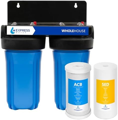 Express Water Whole House Water Filter System, 2-Stage, Sediment & Carbon by ExpressWater