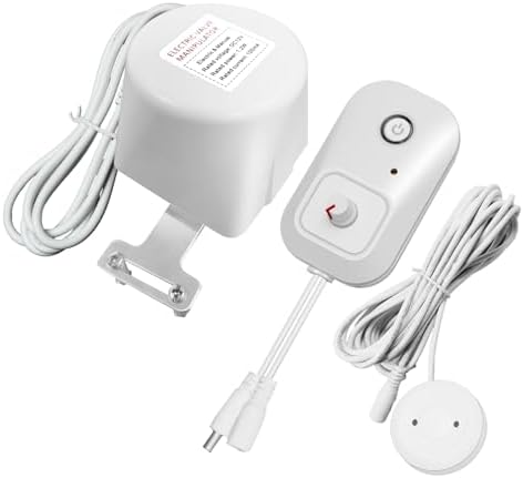 Water Leak Detector with Automatic Shutoff, Plug-in Power Control by Brezoo