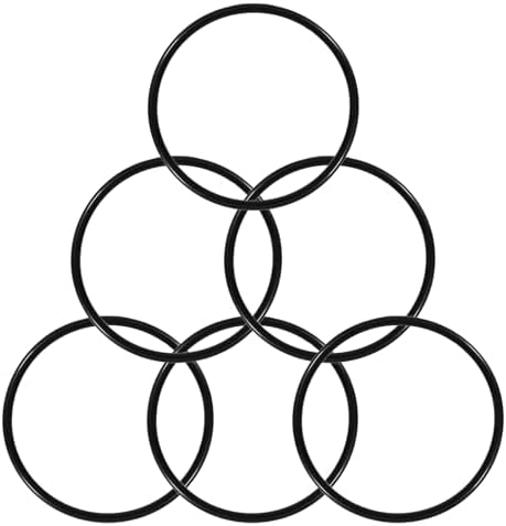 6-Pack WHKF-C8 O-Rings for Whirlpool Water Filter – Compatible with WHKF-DWHV, WHKF-DWH, WHKF-DUF, WHCF-DWHV, WHCF-DUF – Premium Rubber Seals for Leak-Free Performance, Cold Water Use by Unknown