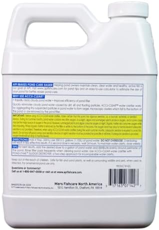 API Pond ACCU-Clear (32 fl oz) Water Clarifier - Improves Filter Efficiency - Image 2
