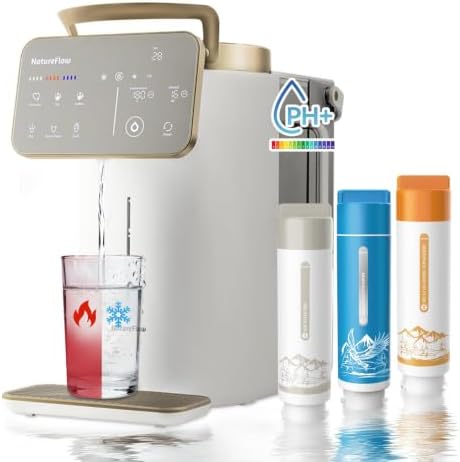 Reverse Osmosis System Countertop Hot Cold Water by Natureflow