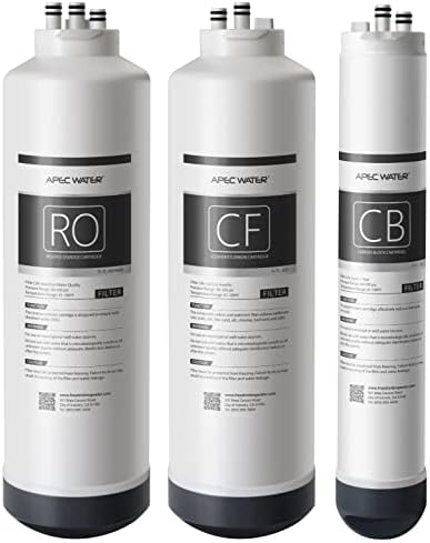 APEC Water RO Replacement Filters Set, Complete for ROTL-600 System by APECWaterSystems