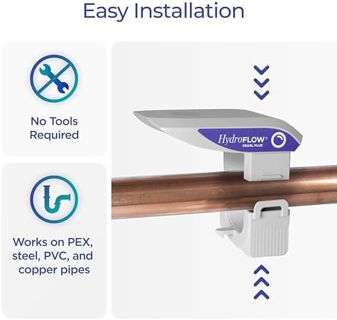 HydroFLOW Pearl Plus | Eco Friendly Alternative to Salt Water Softeners | Descaler for Large Homes & Commercial Appliances | Fits Pipes Up to 1.5" Outer Diameter - Image 5