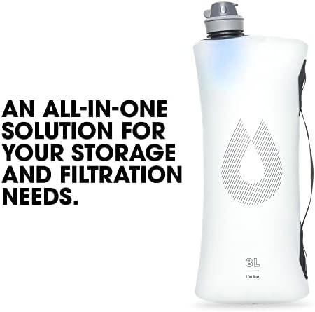 HydraPak Seeker+ Collapsible Water Filtration & Storage (3L or 6L) - Image 6