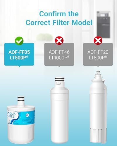 AQUA CREST 5231JA2002A Refrigerator Water Filter, 3 Pack - Image 3
