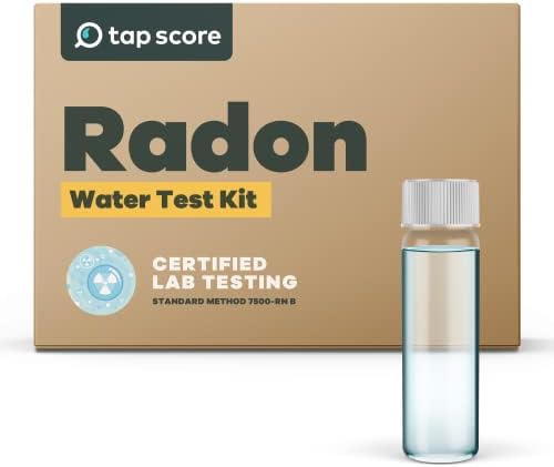 Tap Score Radon in Water Test Kit | Well or City | Full Report | EPA Certified Drinking Water Labs | #1 Best Home Water Test 2021-24 NYT Wirecutter | 100% Unbiased by TapScore