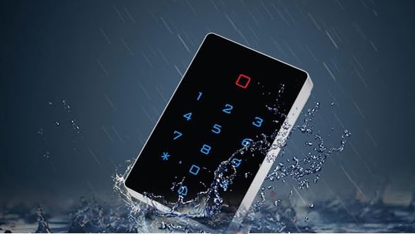 MENGQI-CONTROL Weatherproof Keypad 600lbs Magnetic Lock(Waterproof) 4 Remote Access Control Kit 110-240V Power Supply Unit Push to Exit Button Buzzer Sounder for Visitor in - Image 3