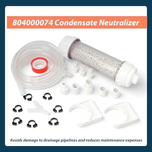 804000074 Condensate Neutralizer Kit Compatible with Rinnai Tankless Water Heater Efficient Boilers, Acidic Condensate Neutralizer Avoids Pipe Damage - Image 5