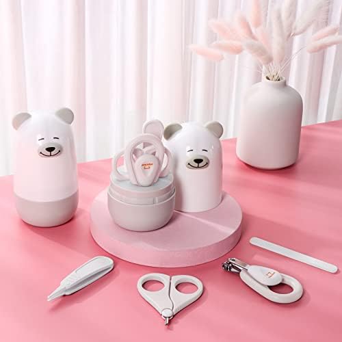 Baby Nail Clippers Set with Cute Case, Infant Fingernail and Toenail File Kit for Newborn Manicure and Pedicure, New Mom Grooming Gift - Image 2