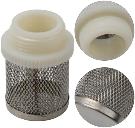 Garden Rainwater Filtration System Stainless Steel Suction Strainer Basket for Water Storage Barrels and Hose Pumps, Mesh Filter with 1/2 Inch and 3/4 Inch Thread Adapters(3/4inch) - Image 3