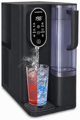 Leysern Hot & Cold Countertop Reverse Osmosis Water Filter, No Installation by LEYSERN