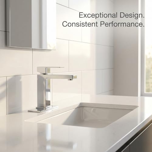 AVSIILE Chrome Bathroom Faucet, Single Hole Vanity Bath Faucet - Image 3