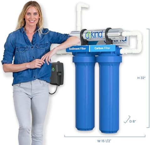 Whole Home Water Filtration System with UV Light - Removes Chlorine, Chloramine, Sediment, Silt, Debris, VOC’s, and More - Get Softer Skin & Hair with Better Tasting Water - Image 6