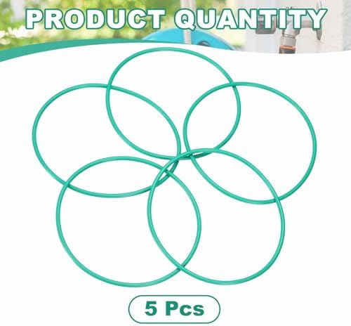 HARFINGTON 5 Pcs Fluorine Rubber O-Rings 83mm OD 78.2mm ID 2.4mm Width Round Sealing O Ring Seal Gasket for Industrial Engines Plumbing Faucet Hose Automotive - Image 3