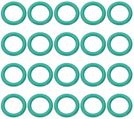 HARFINGTON 20 Pcs Fluorine Rubber O-Rings 16.5mm OD 11.7mm ID 2.4mm Width Round Sealing O Ring Seal Gasket for Industrial Engines Plumbing Faucet Hose Automotive by HARFINGTON