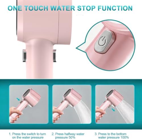 Shower Head with Handheld, High Pressure Shower Head with Pause Switch - Image 3