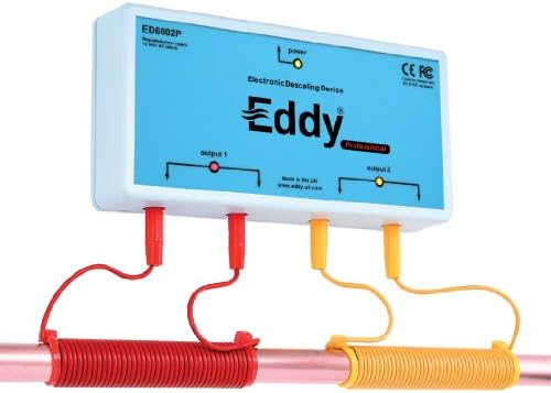 EDDY Inductive No Salt Water Softener Alternative | Electronic Water Descaler for Whole House | Reduces Limescale | Electromagnetic Water Conditioner by Eddy+Water+Descalers