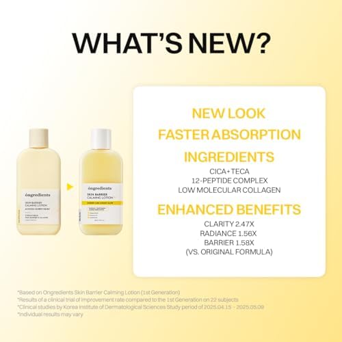 ONGREDIENTS Skin Barrier Calming Lotion | Lightweight Moisturizer for Dry, Sensitive Skin (150ml) - Image 3