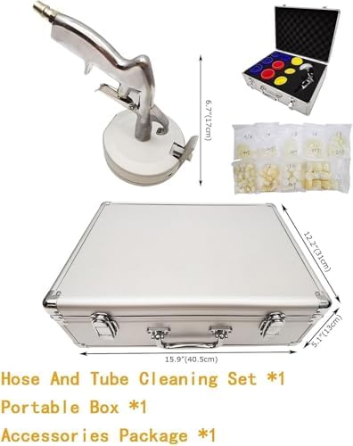 Pneumatic Hydraulic Hose Cleaning Set - Versatile Pipe Cleaner with Multiple Nozzles for Efficient Cleaning of Soft & Hard Pipes - Image 3