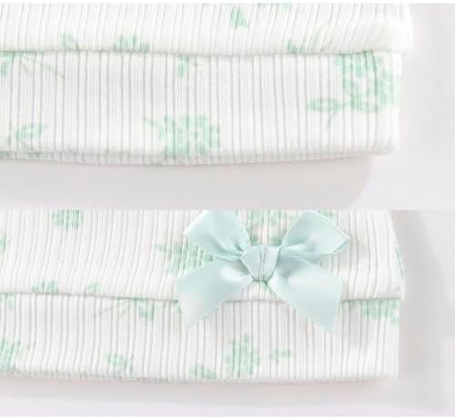 MAMIMAKA Newborn Baby Boy Girl Caps Mittens Socks Set Cotton Baby Essentials Accessories (Hats+Gloves+Socks) - Image 5