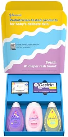Johnson's Baby Here Comes Baby Gift Set, 5 Items - Image 3