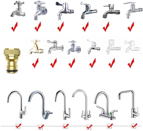 3m/9.84ft Portable Sink Spray Rubber Hose Portable Sink Hose Sprayer Shampoo Sprayer Handheld Shower for Pets,Bathing Baby,Washing Hair,Rinsing Vegetables - Image 3