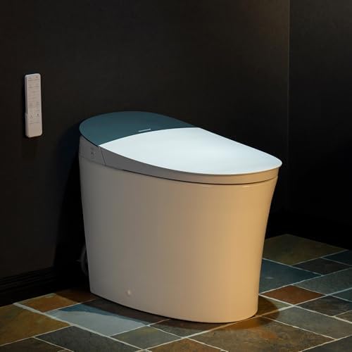 WOODBRIDGE Bidet Smart Toilet with Auto Open/Close & Foam Shield (EBT230) by Unknown