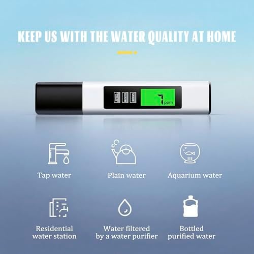 4-in-1 TDS/EC/Temp(°C/°F) Meter | 0-9990ppm Digital Water Tester | Accurate for RO/DI, Aquariums, Drinking Water | Instant Read - Image 2