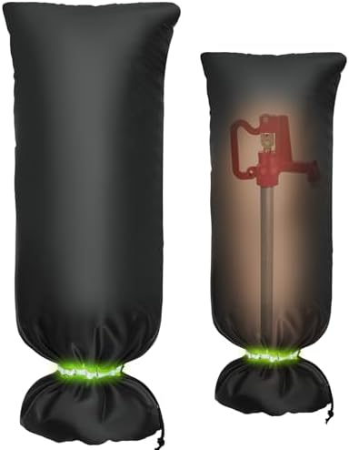 MIXC Outdoor Faucet Covers for Winter Freeze Protection, 15" x 35" Hose Bib Covers for Winter, Reusable Thicker Waterproof Insulated Spigot Cover by MIXC