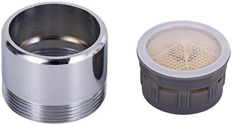 2 Pack 1.5 GPM Sink Faucet Aerator, Male and Female Dual Thread Aerator, Regular/Standard Size, Chrome by NIDAYE - Image 2